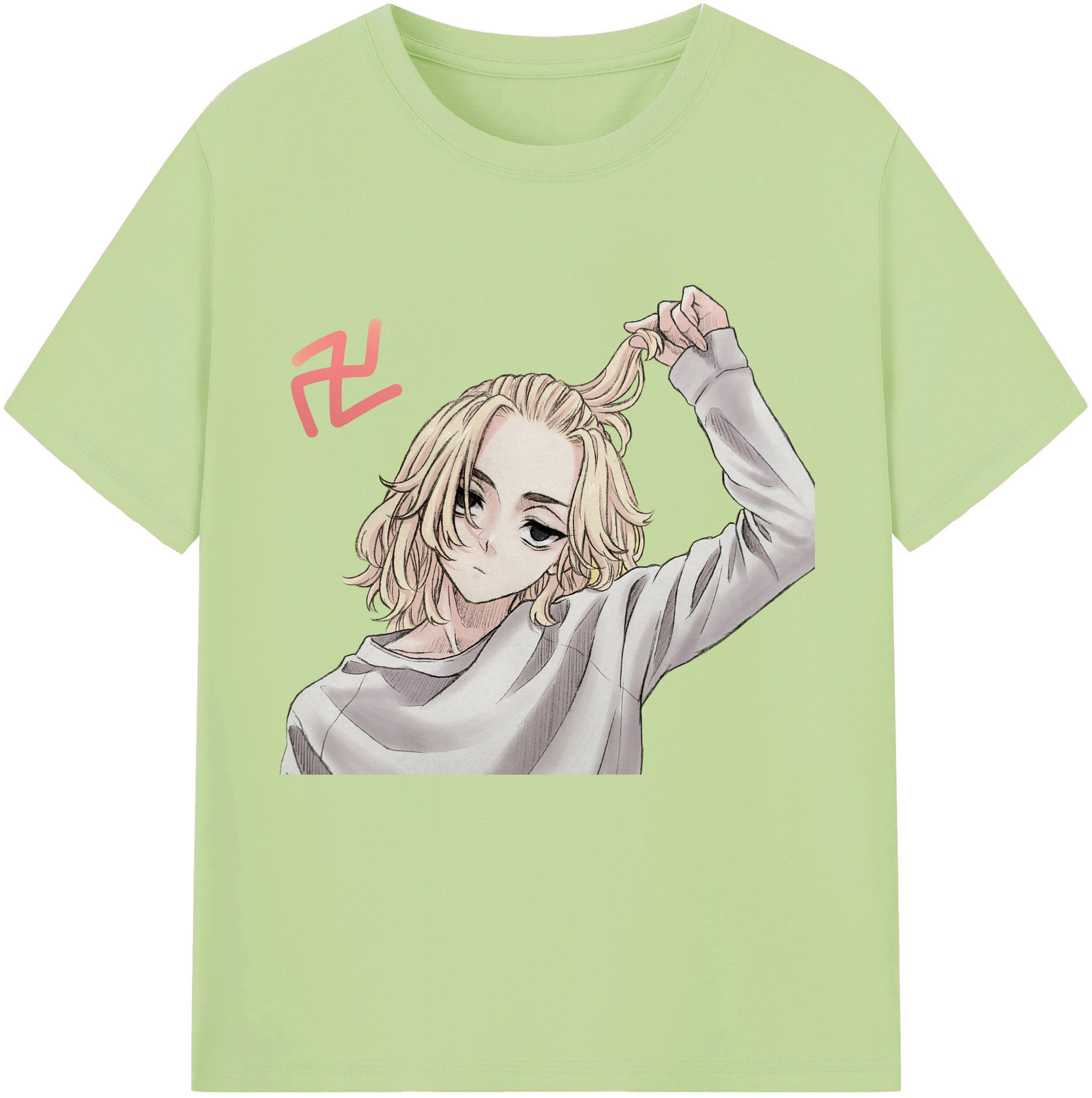 （画像用） 東京リベンジャーズ Tokyo Revengers 綿100％半袖Tシャツ（フロントプリント）
